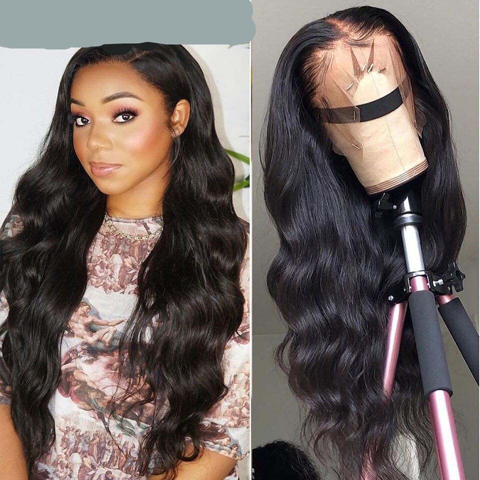 Beaufox Lace Front Human Hair Wigs Peruvian Body Wave Lace Wigs Pre Plucked Hairline 150% 13x4 Remy