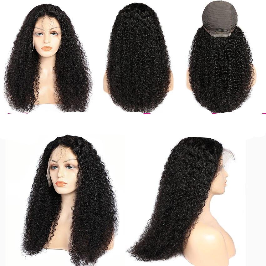 Transparent T Lace Wig Deep Wave Lace Front Human Hair Wig