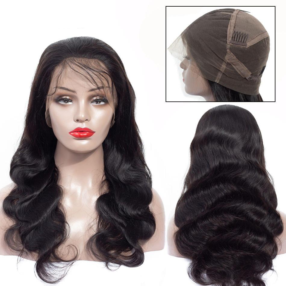 Pre Plucked Full Lace Human Hair Wig Body Wave Lace Front Human Hair Wig With Baby Hair Ossilee Remy