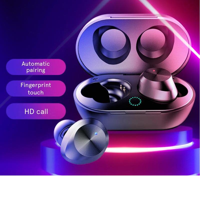 Caridite Original Tws Wireless Earphone Bluetooth 5.0 Voice Assistant Touch Control Voice Assistant Up To 24Hrs Playback