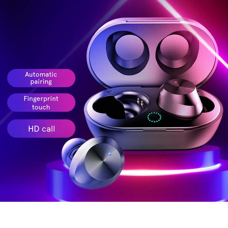 Tws Wireless Earphone Bluetooth 5.0 Voice Assistant Touch Control Voice Assistant Up To 24Hrs Playback