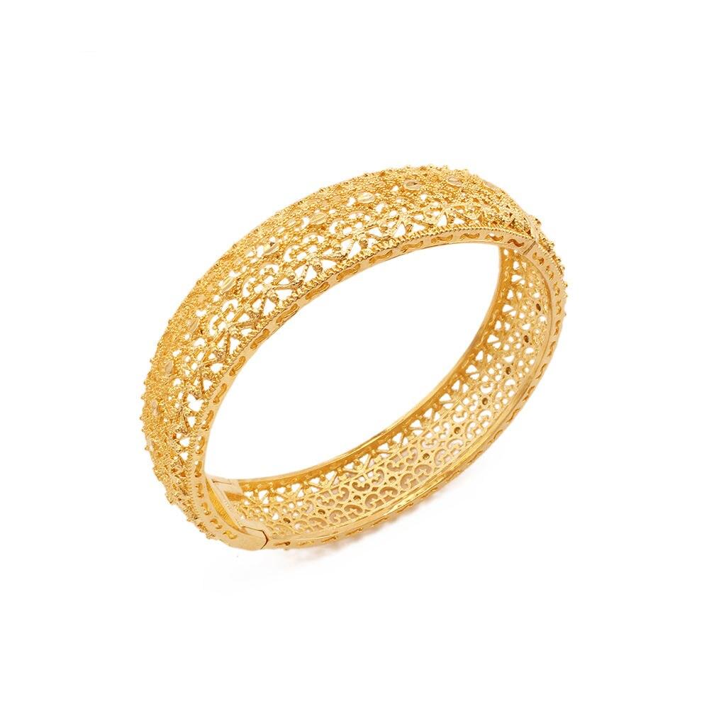 African 24K Gold Plated Bangles
