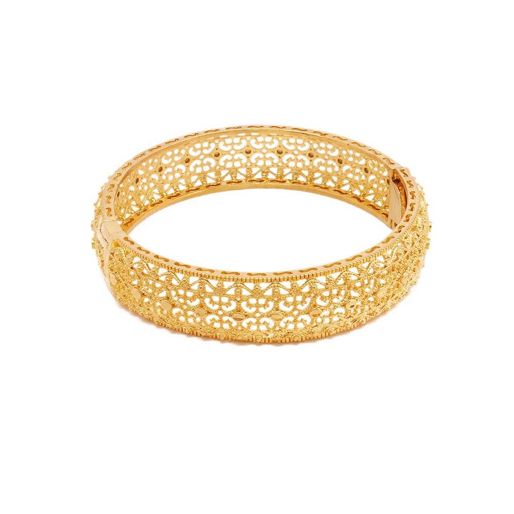 African 24K Gold Plated Bangles