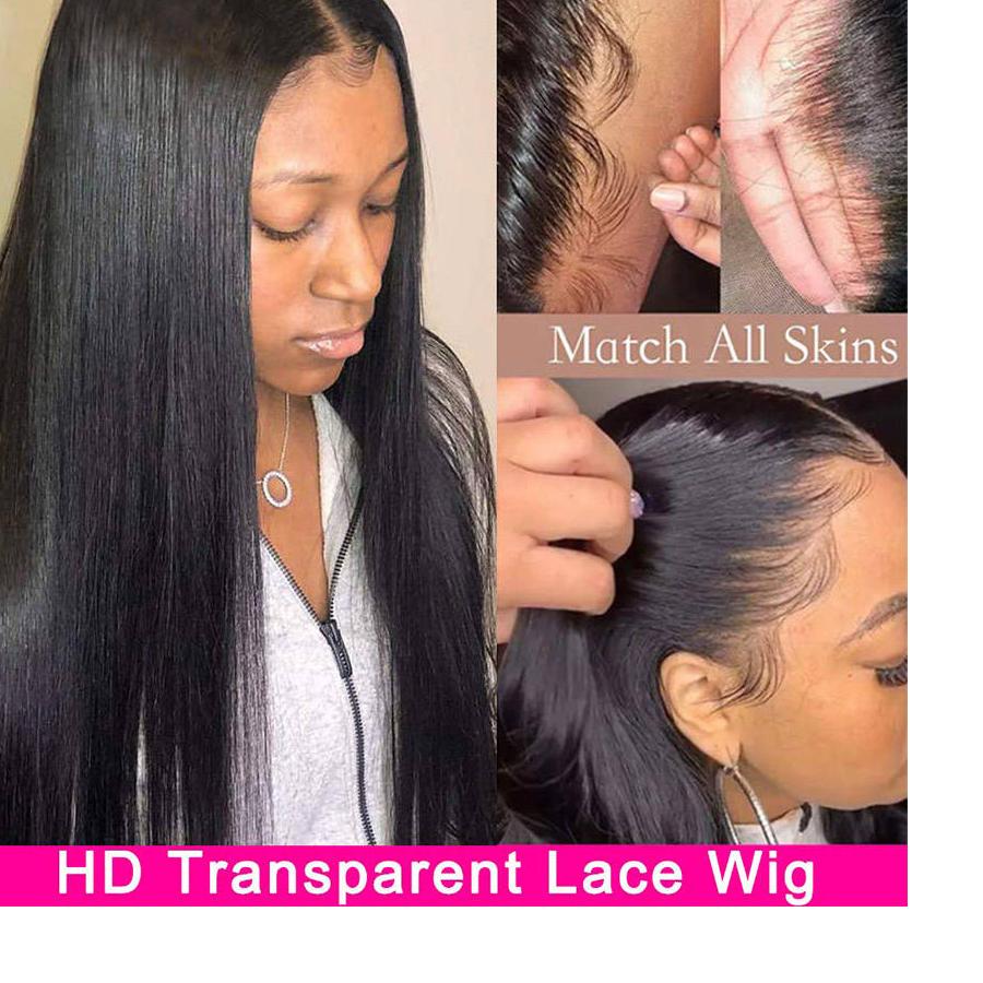 Straight Lace Front Wig Bone Straight Lace Front Human Hair Wigs 13x4 Lace Frontal Wig Gluesless 360 Lace Frontal Wig Remy Wigs