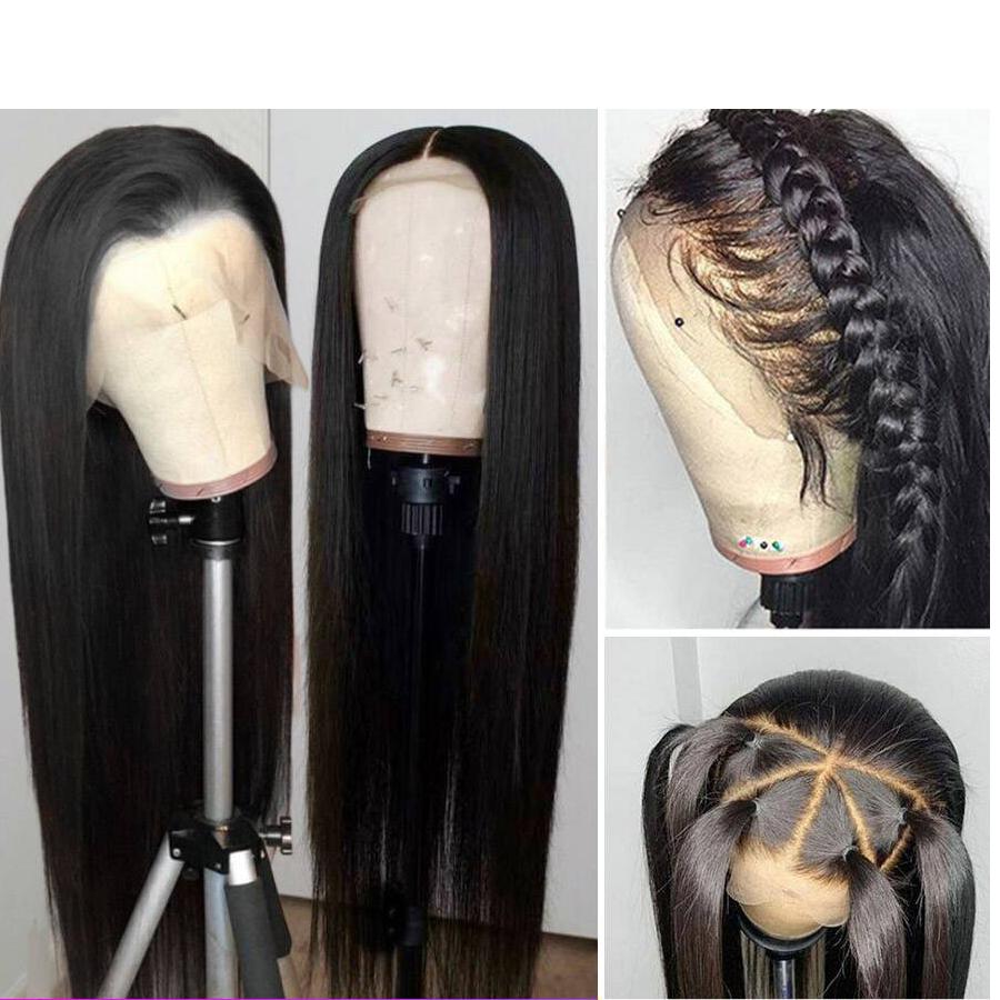 Straight Lace Front Wig Bone Straight Lace Front Human Hair Wigs 13x4 Lace Frontal Wig Gluesless 360 Lace Frontal Wig Remy Wigs